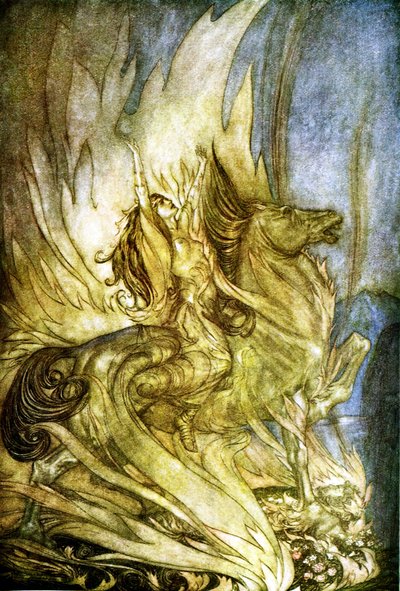 The Twilight of the Gods by Arthur Rackham